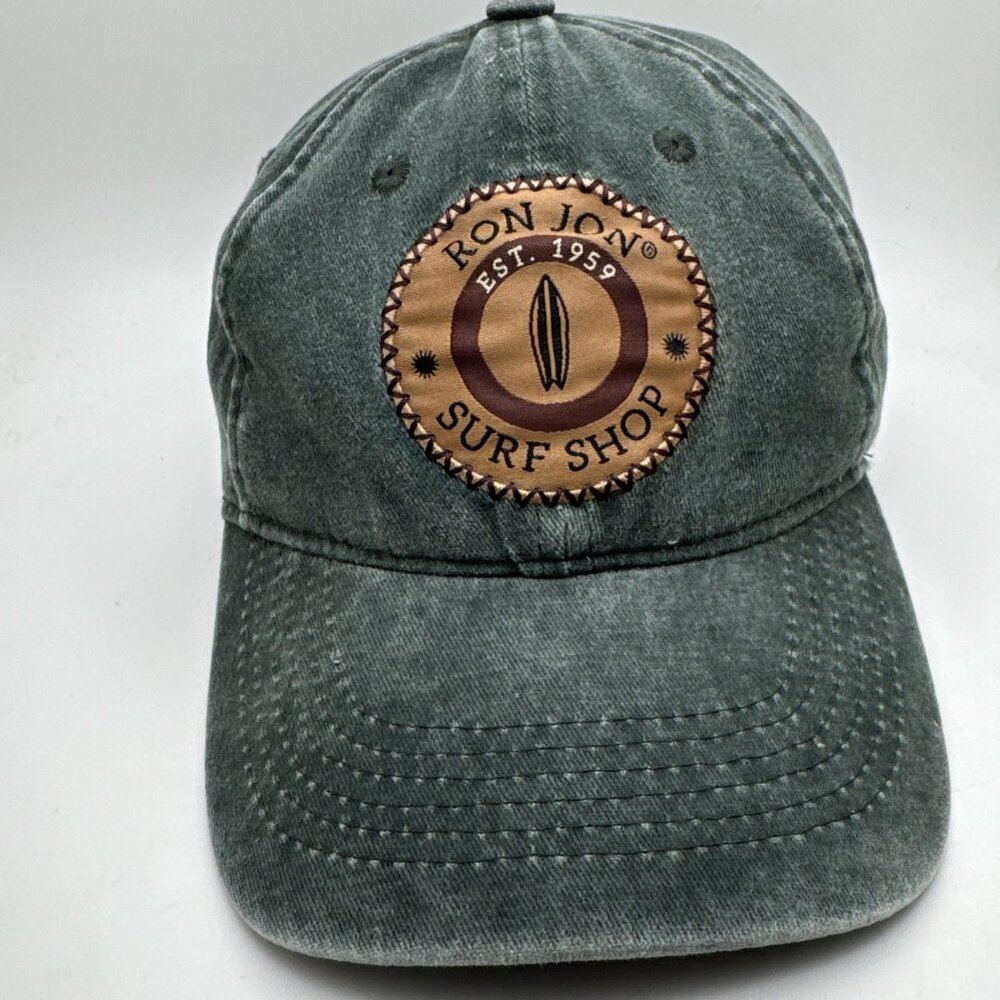 Ron Jon Surf Shop Cap Hat Adjustable Green Cotton